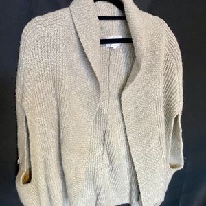 Grey cape like sweater